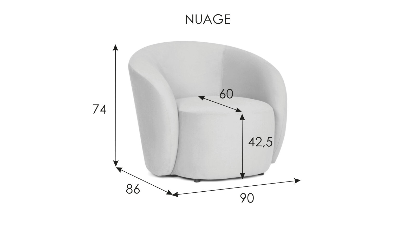 Кресло Nuage, Синий, Nuage
Кресло Nuage, Синий, Nuage