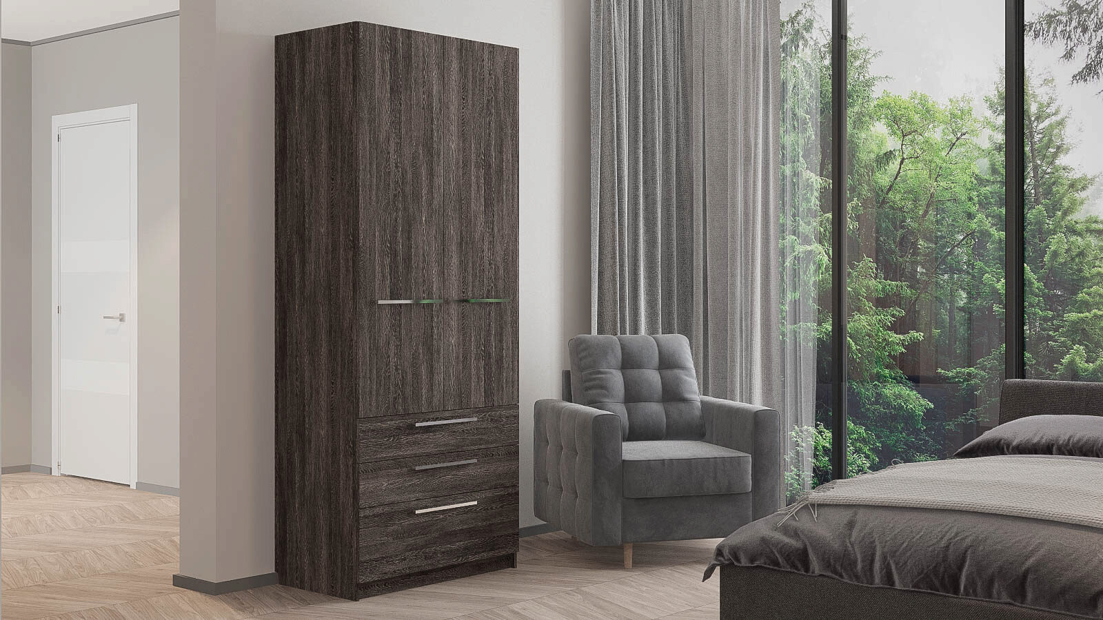 Шкаф двухдверный Noble 90 см с ящиками, цвет Венге, Noble 90 см с ящиками, цвет Венге
Шкаф двухдверный Noble 90 см с ящиками, цвет Венге, Noble 90 см с ящиками, цвет Венге