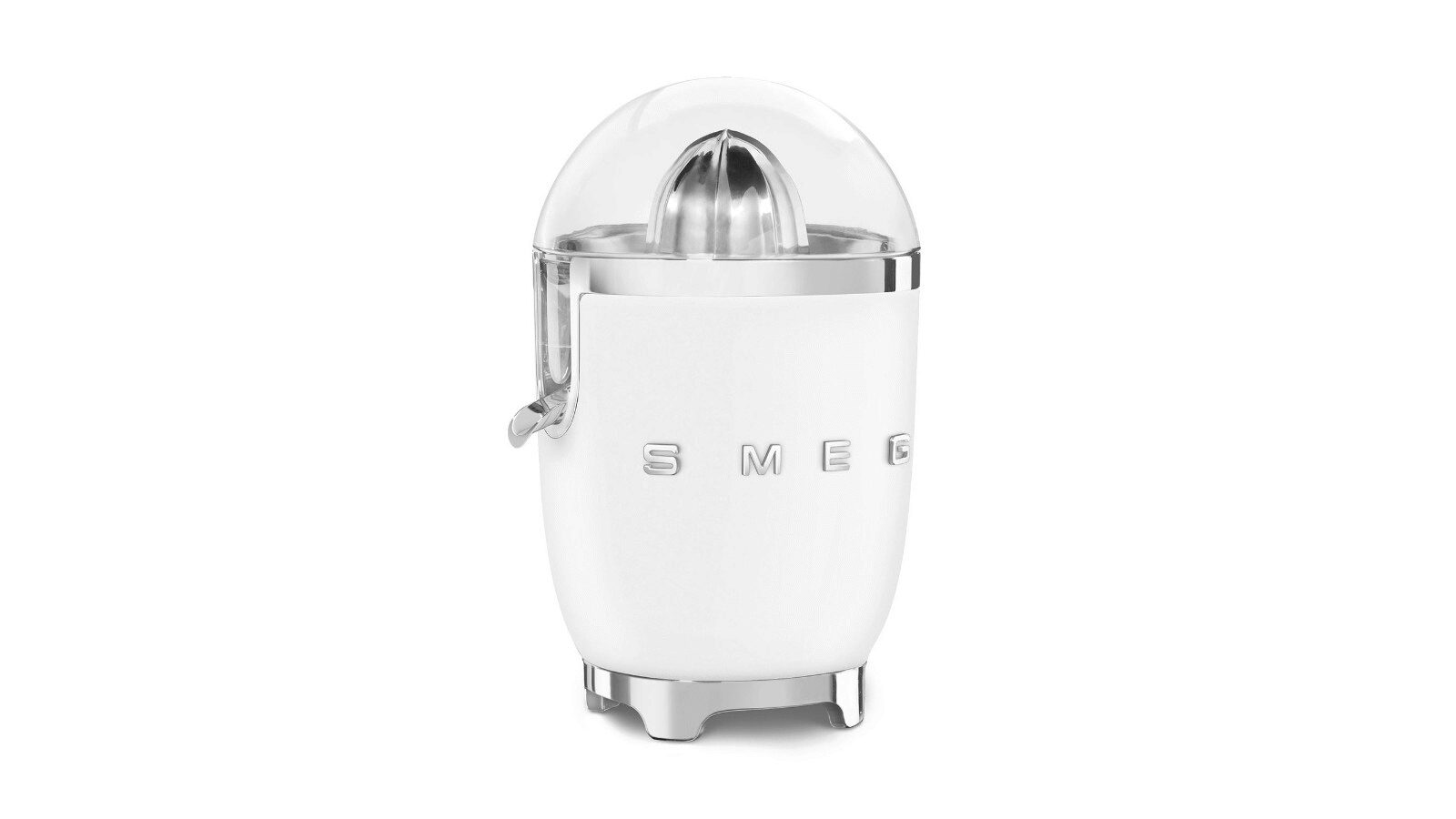 

Соковыжималка для цитрусовых Smeg CJF01WHMEU белый матовый, Smeg CJF01WHMEU белый матовый