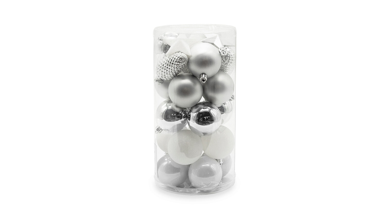 

Набор ёлочных игрушек 25 шт. Tub Silver, Tub Silver