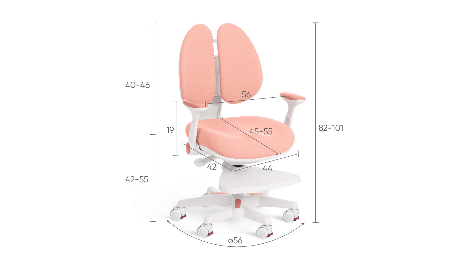 

Детское кресло Tetchair Miracle, цвет розовый, Tetchair Miracle, цвет розовый