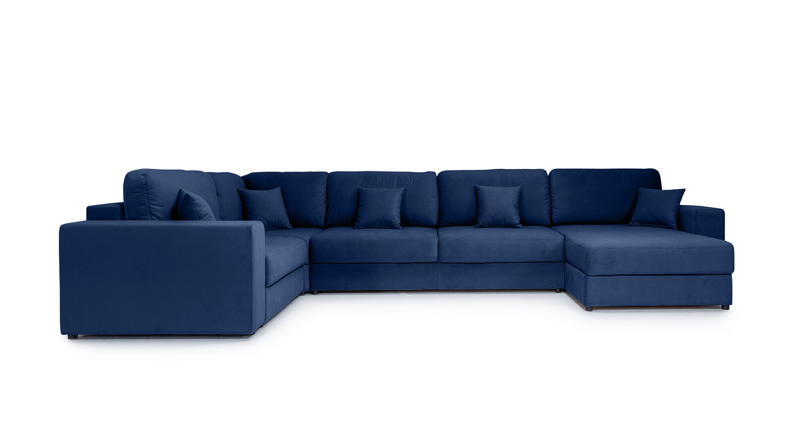 

П-образный диван 5-местный Conti, без полки, Коричневый, Conti, без полки