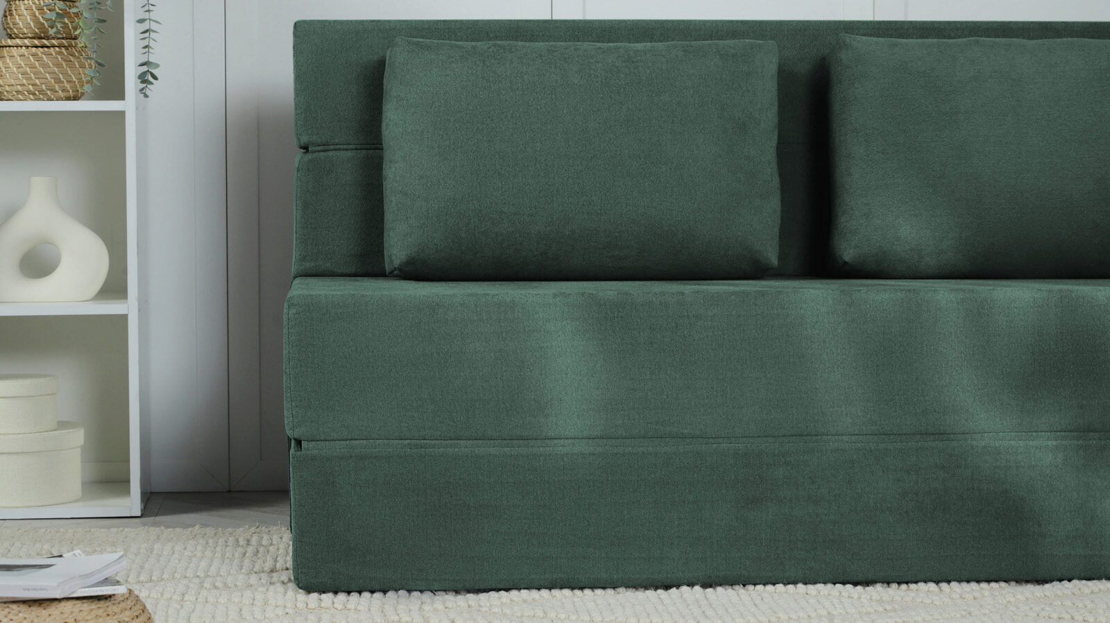 

Прямой диван Folly, Синий, Folly