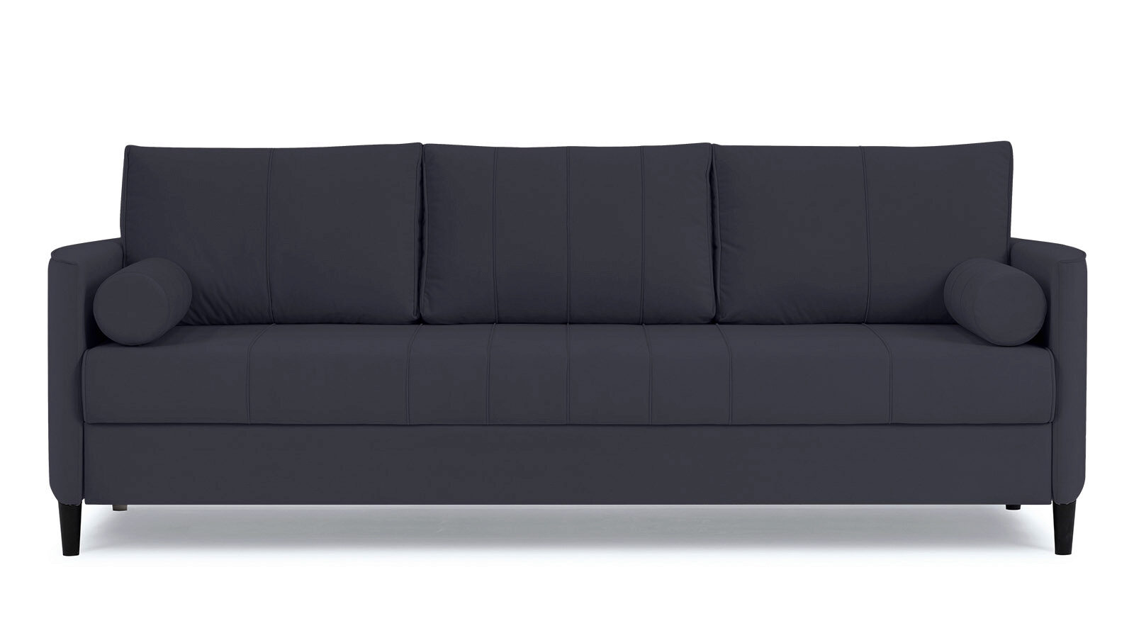 

Прямой диван Kvina New с беспружинным матрасом, Коричневый, Kvina New с беспружинным матрасом