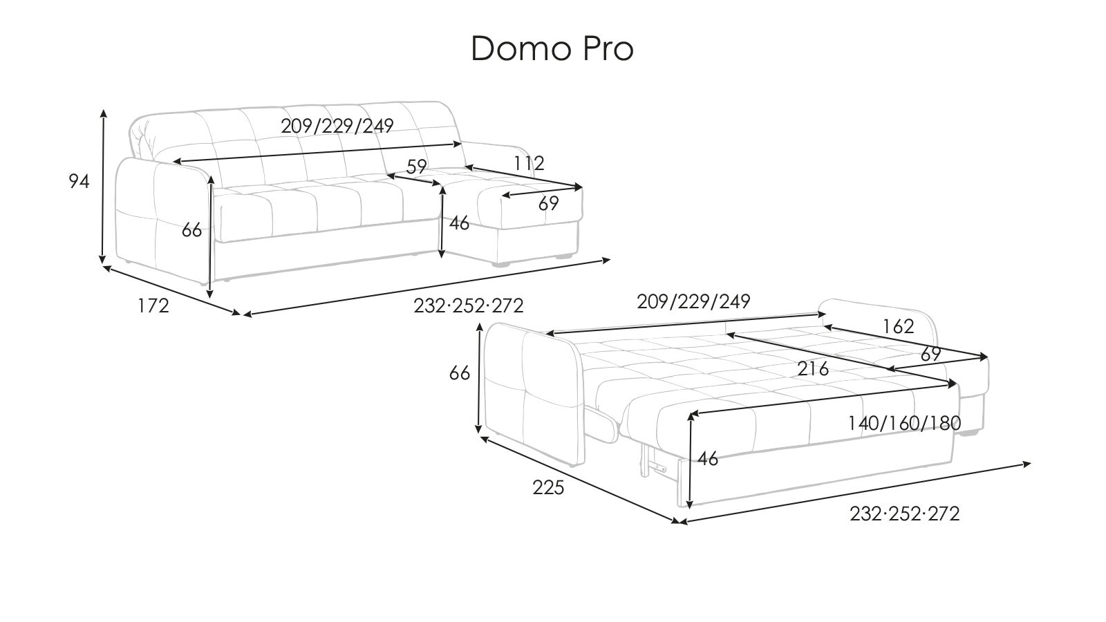 

Угловой диван Domo Pro с анатомическим матрасом и мягкими подлокотниками, стежка квадрат, Коричневый, Domo Pro с анатомическим матрасом и мягкими подлокотниками, стежка квадрат