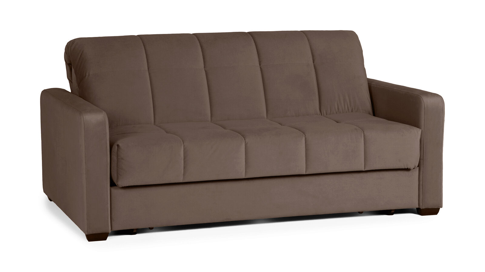 Прямой диван Domo Pro с анатомическим матрасом, стежка квадрат