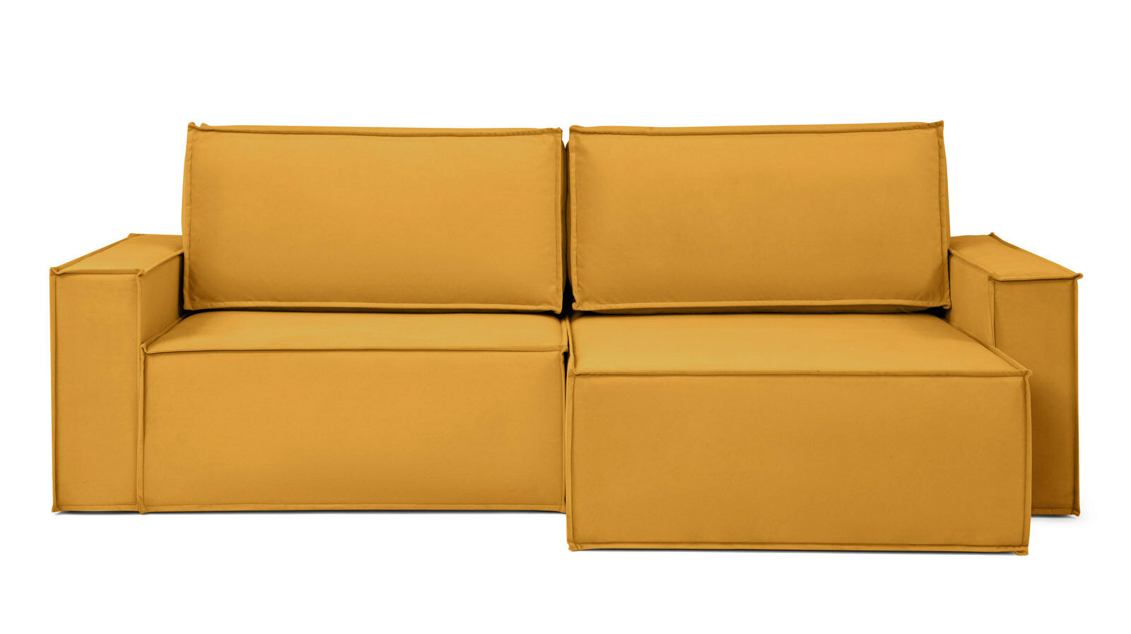 Угловой диван Klark 2 секционный с широкими подлокотниками