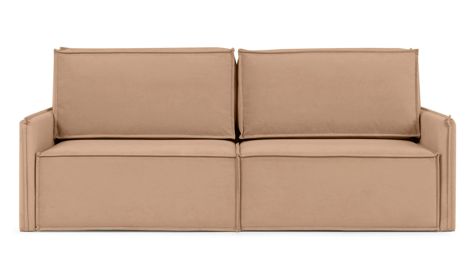 

Прямой диван Klark 2 секционный с мягким уровнем посадки и узкими подлокотниками, Бежевый, Klark 2 секционный с мягким уровнем посадки и узкими подлокотниками