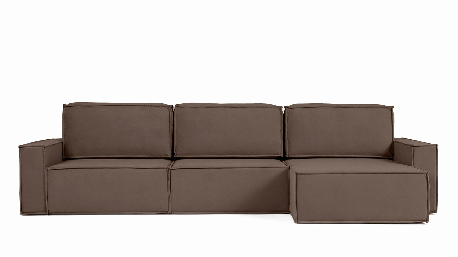 Угловой диван Klark 3 секционный с широкими подлокотниками
