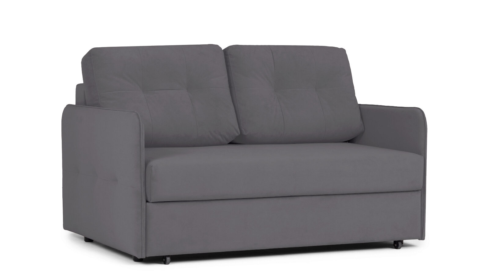 Прямой диван Loko MINI со спальным местом 140х200 и узкими подлокотниками