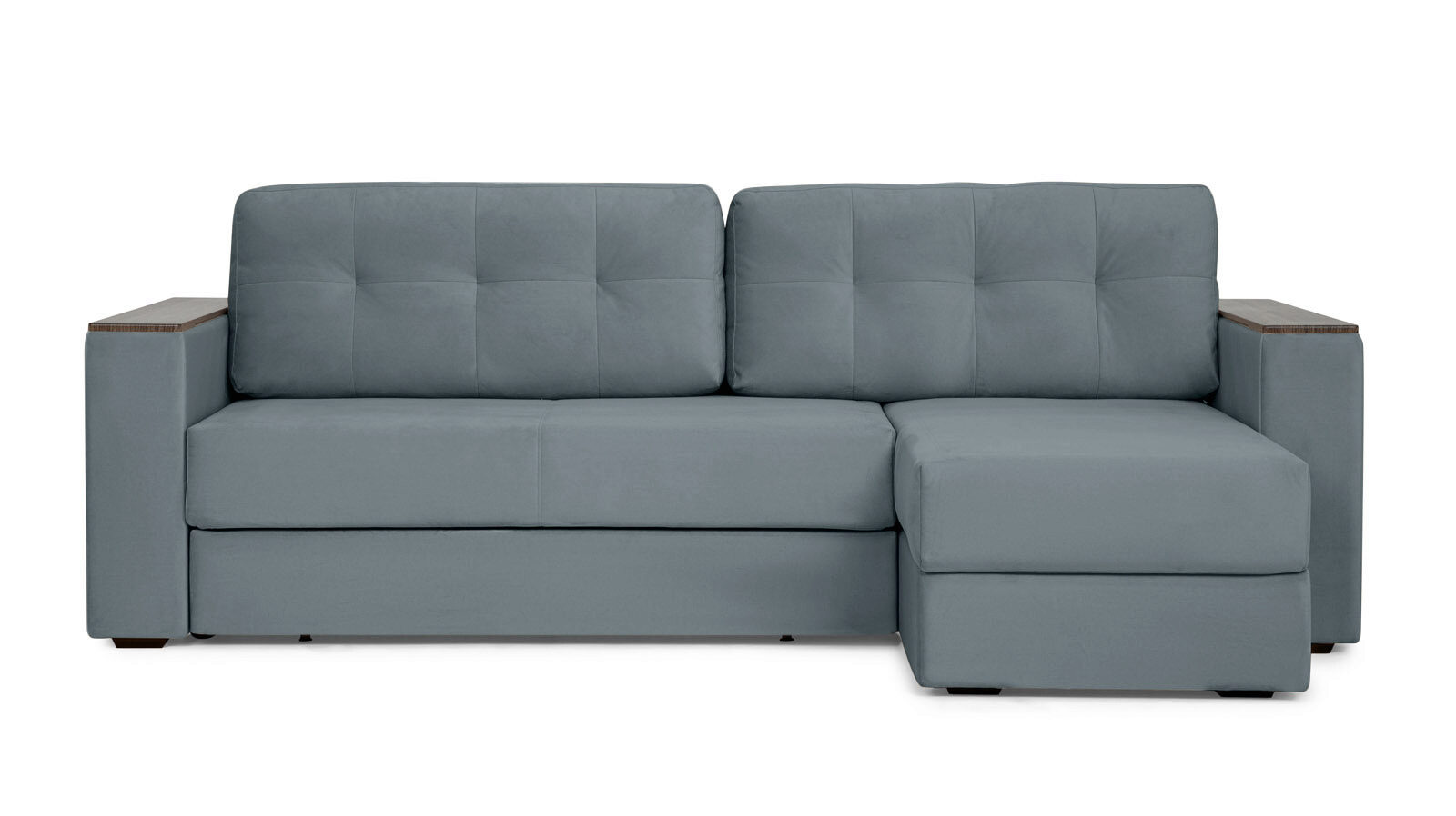 

Угловой диван Loko Pro с анатомическим матрасом с хранением в подлокотниках, Темно-серый, Loko Pro с анатомическим матрасом с хранением в подлокотниках