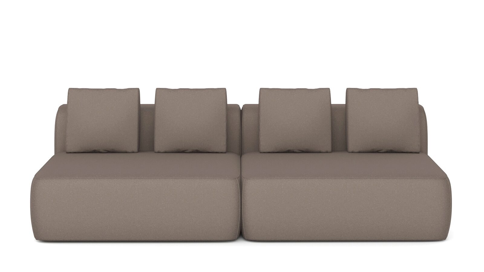 

Диван модульный 2-секционный Molto 125 125, Коричневый, Molto 125 125