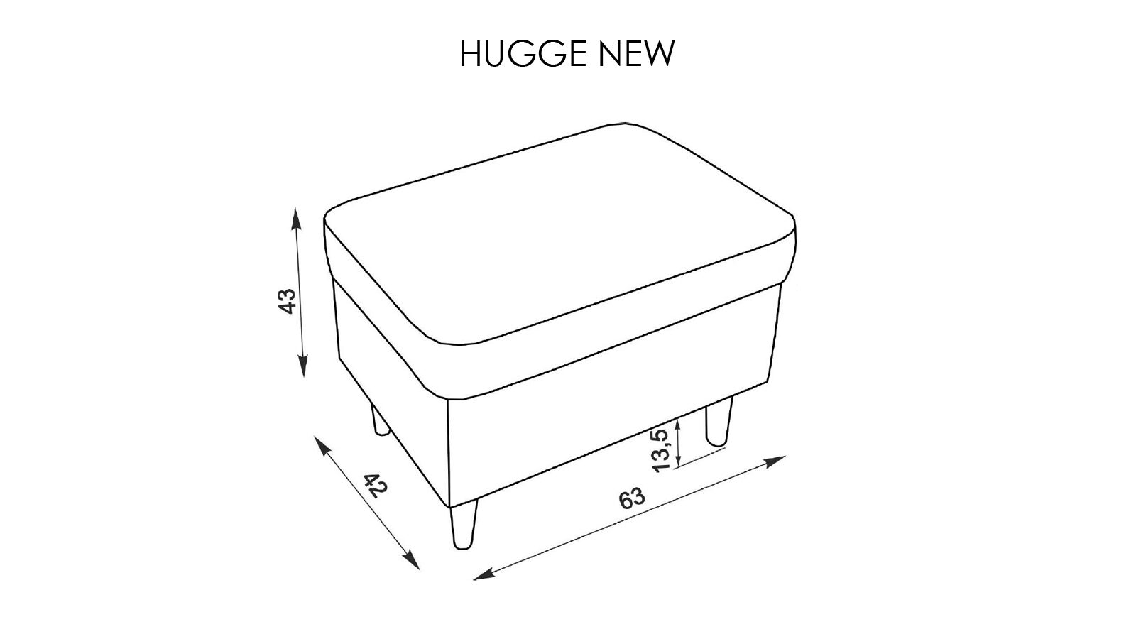 

Пуф Hugge New, Зеленый, Hugge New