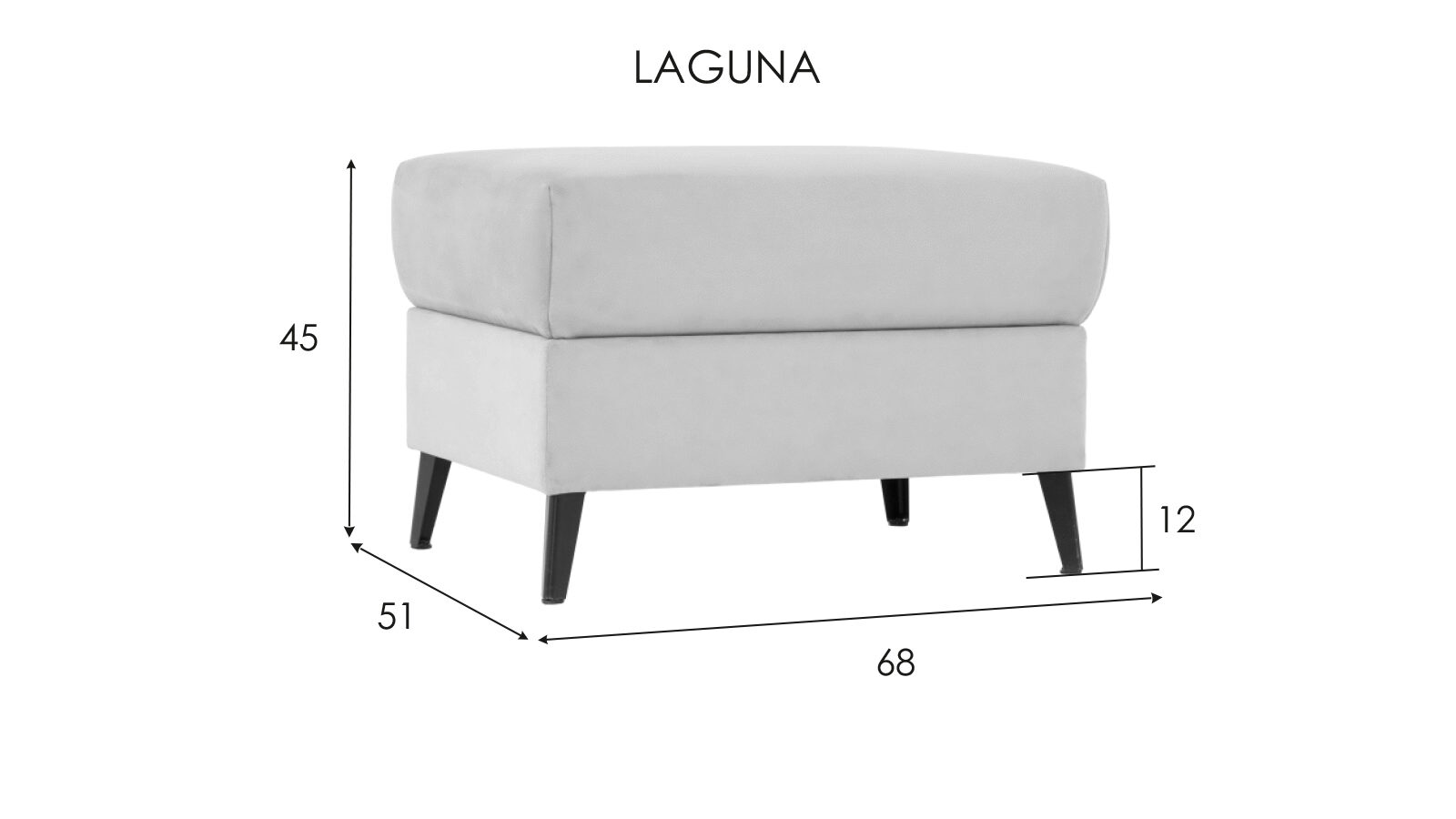

Пуф Laguna, Бежевый, Laguna