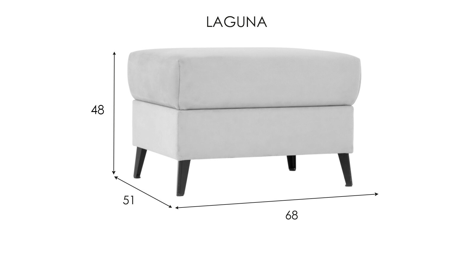 

Пуф Laguna, Бежевый, Laguna