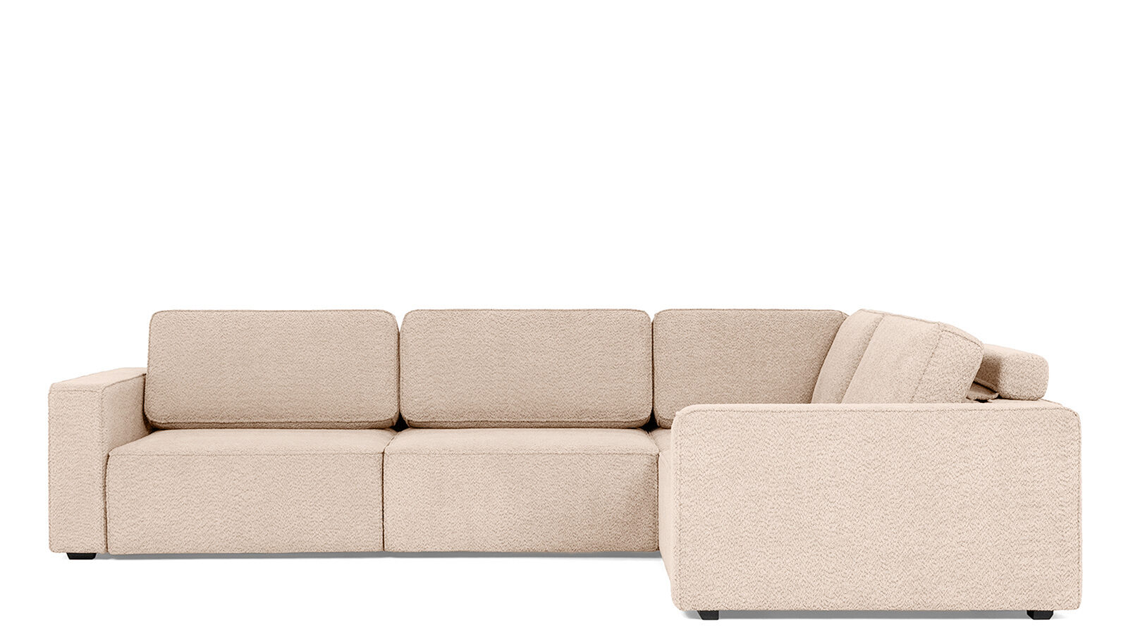 Угловой диван Ralf 4-секционный, с подлокотниками и угловой секцией