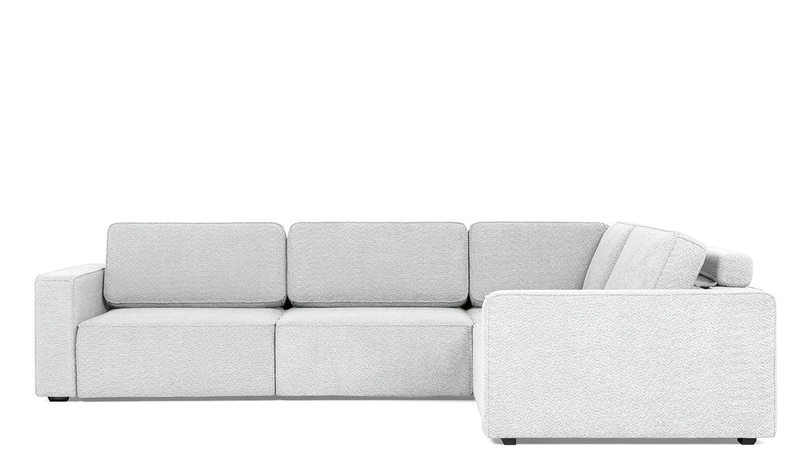 Угловой диван Ralf 4-секционный, с подлокотниками и угловой секцией