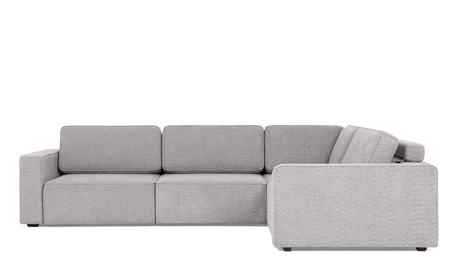 Угловой диван Ralf 4-секционный, с подлокотниками и угловой секцией