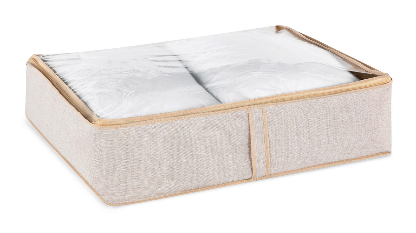 

Кофр для хранения одеял, подушек и пледов Box, цвет бежевый, Box, цвет бежевый