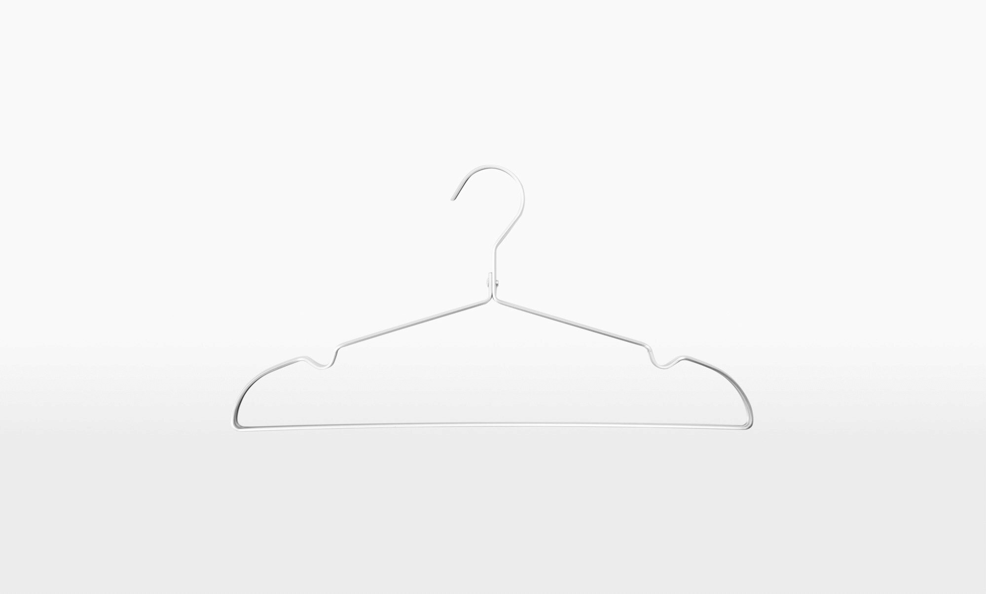 Вешалка для одежды Satin Silver (Сатин Сильвер)