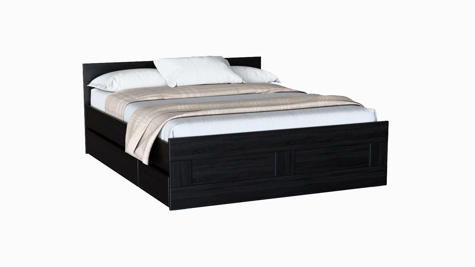 

Кровать с 2мя ящиками Istra Pro, цвет Дуб Венге, Istra Pro, цвет Дуб Венге