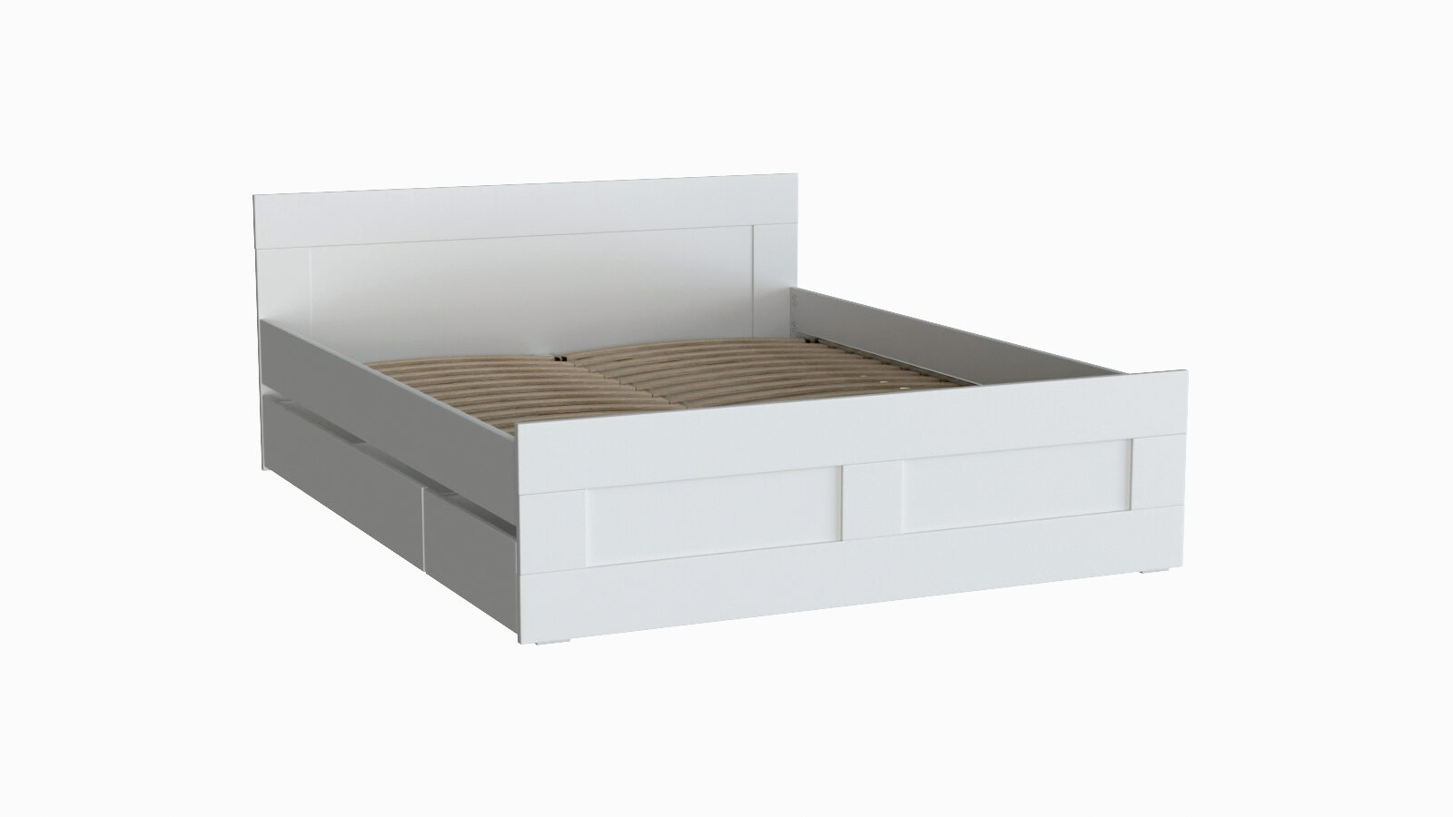 

Кровать с 4мя ящиками Istra Pro, цвет Белый, Istra Pro, цвет Белый