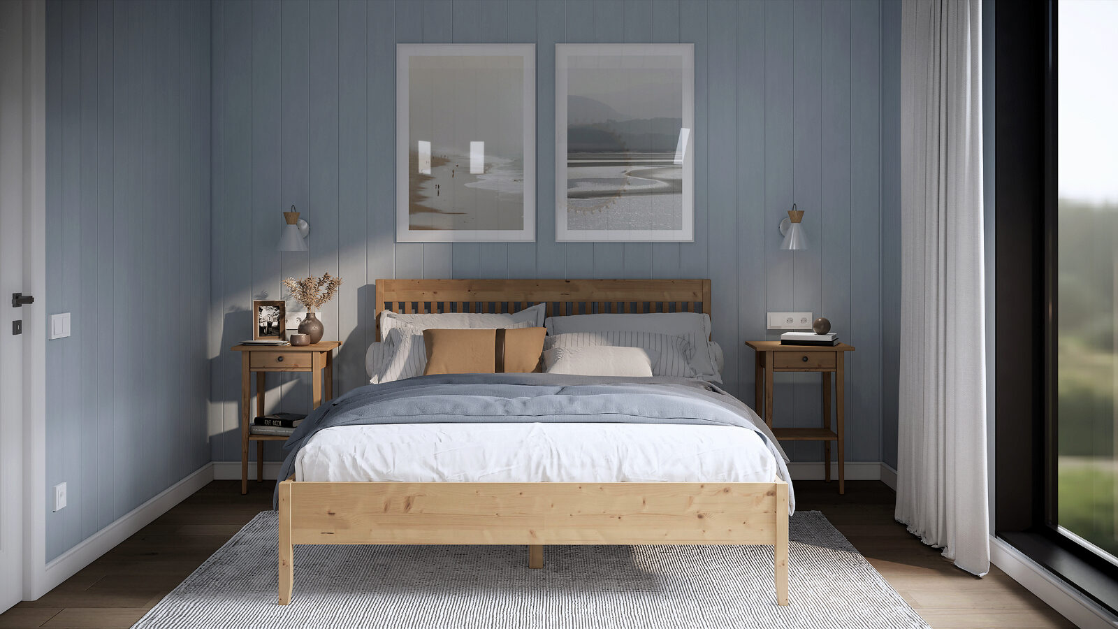 

Кровать из массива сосны Maas, цвет Светло-коричневый, Maas, цвет Светло-коричневый