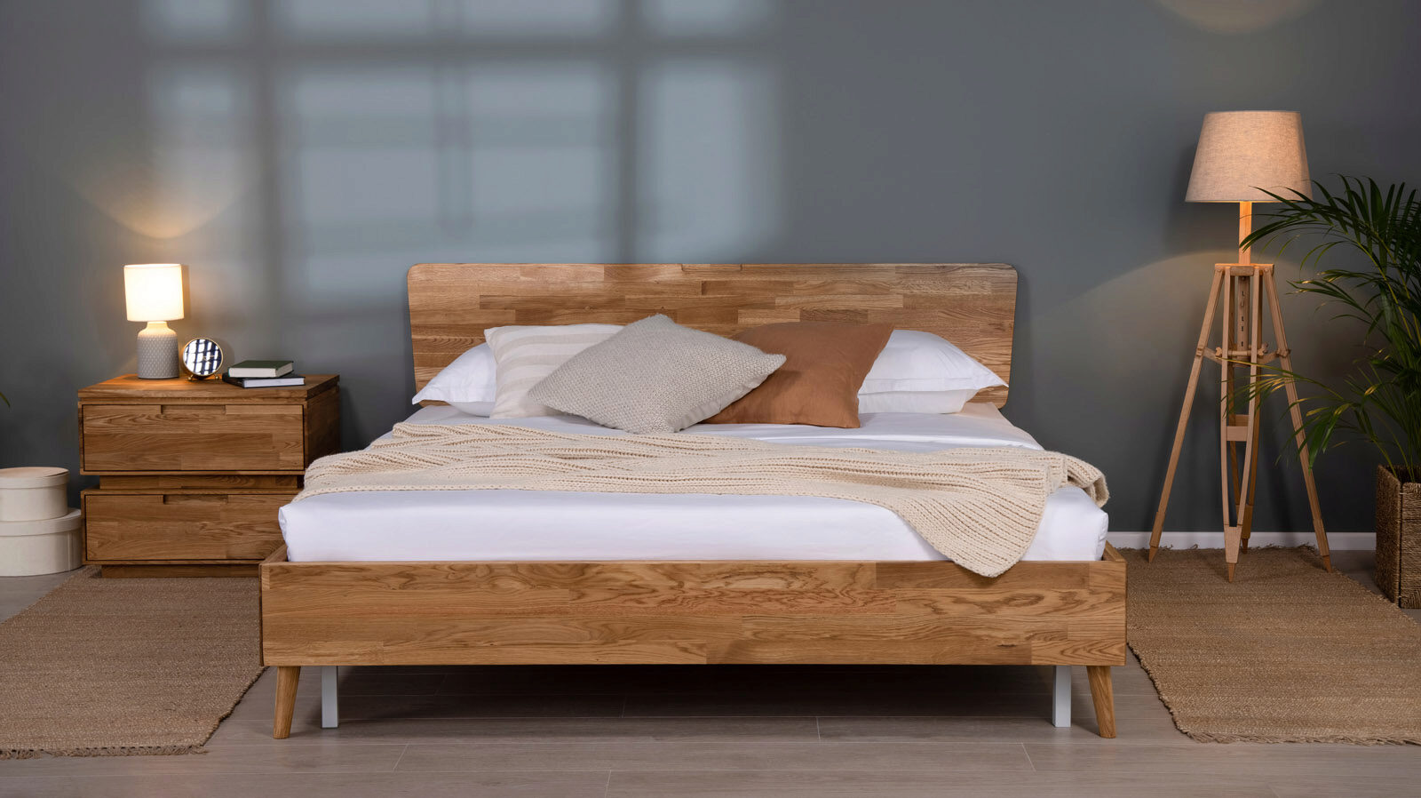 

Кровать Scandy дуб натуральный, Scandy дуб натуральный