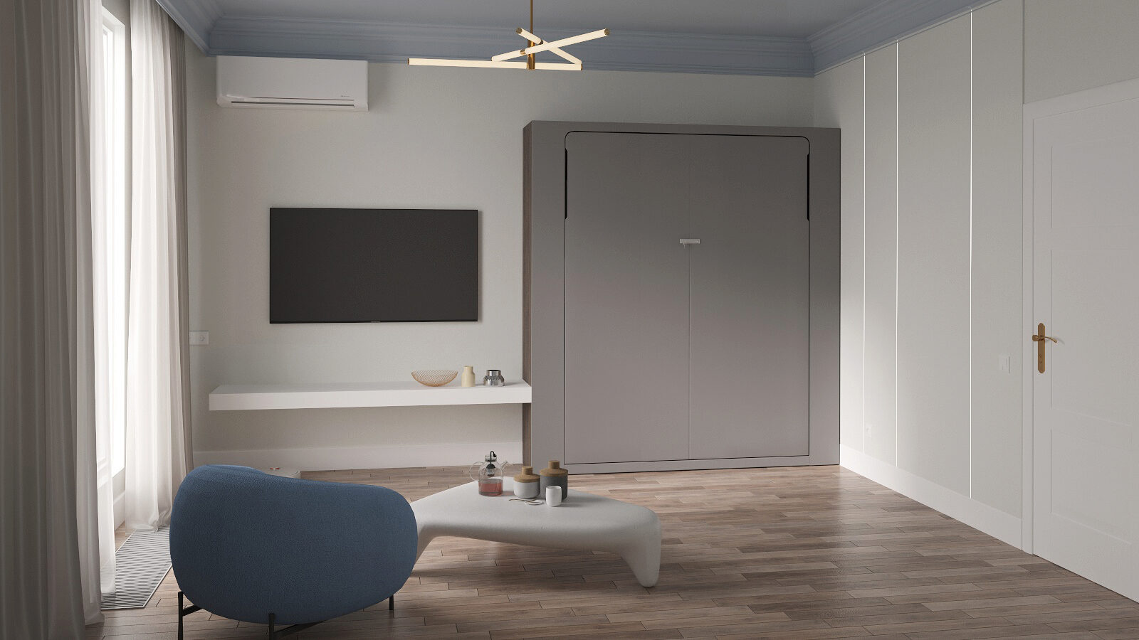 

Кровать откидная горизонтальная Space Solutions Ice, цвет Венге, Грей софт, Space Solutions Ice, цвет Венге, Грей софт