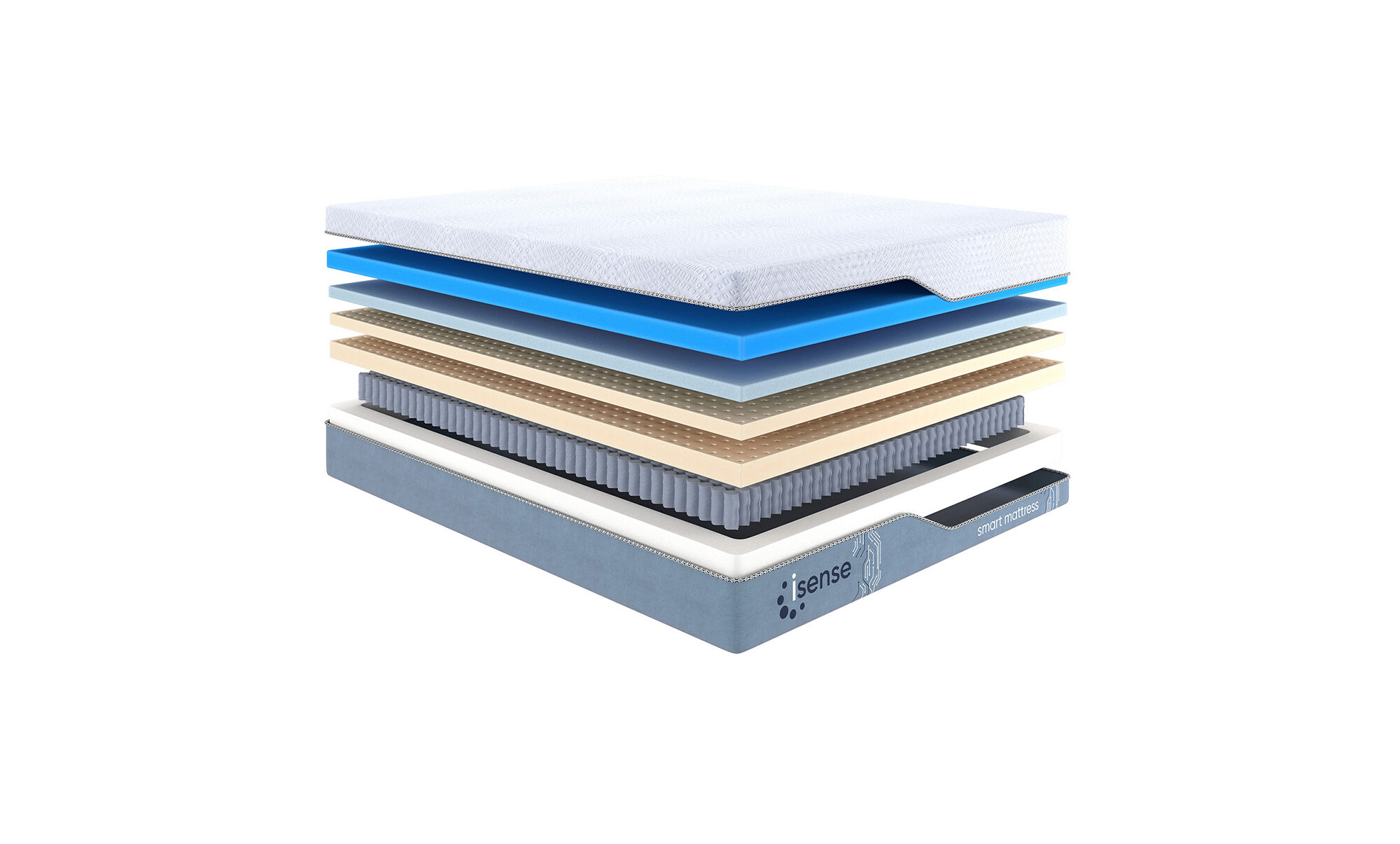 Матрас Askona Smart Mattress без изменения жесткости с трекером сна и опцией Duetto