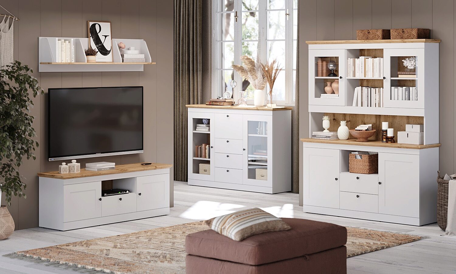 

Гостиная Justin, цвет Белый Премиум Дуб Натюрель, Неизвестно, Justin, цвет Белый Премиум Дуб Натюрель