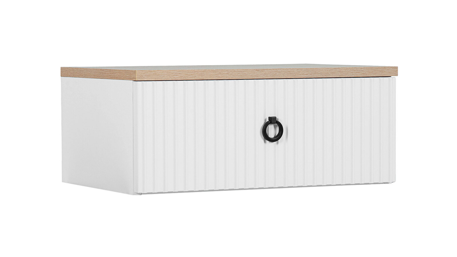 

Навесная прикроватная тумба Zima, цвет Гикори кингстон Белый, Zima, цвет Гикори кингстон Белый