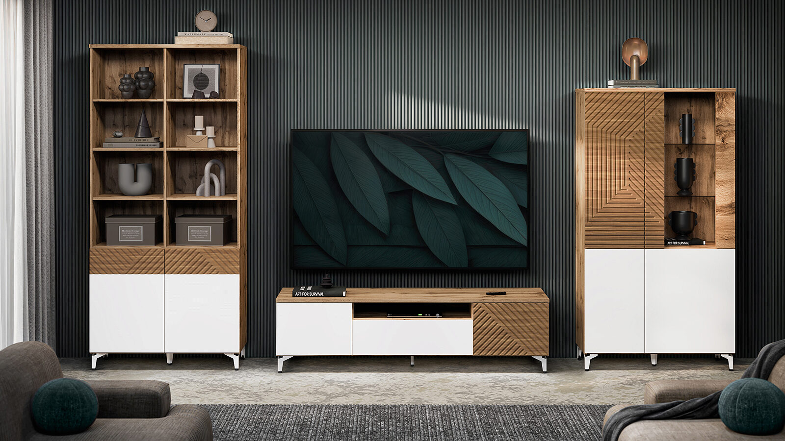 

Гостиная Stefania, цвет Дуб Натюрель, Белый Премиум, Неизвестно, Stefania, цвет Дуб Натюрель, Белый Премиум