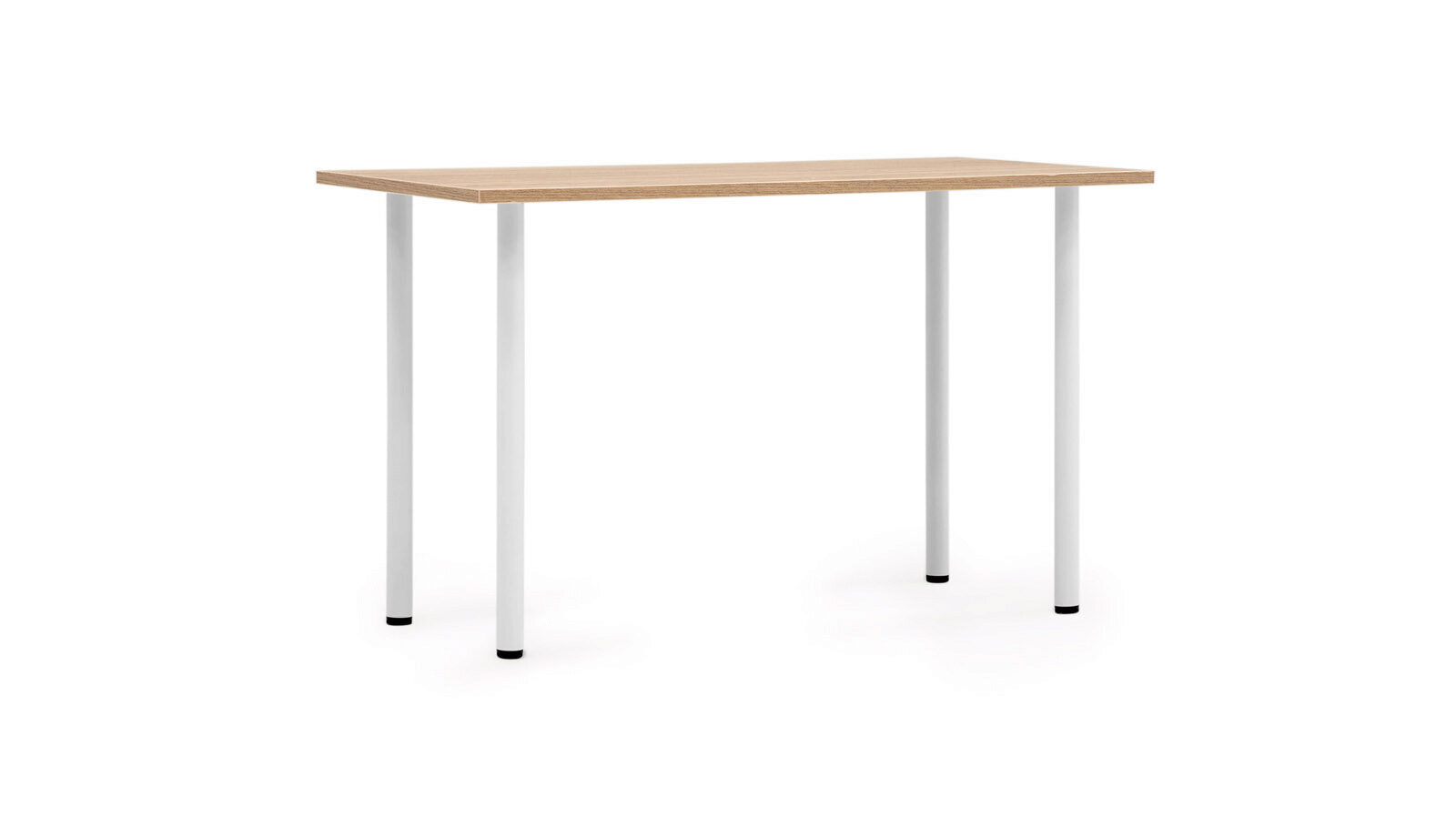 

Стол письменный Trinity 120 Сонома с круглыми белыми опорами, Дуб, Trinity 120 Сонома с круглыми белыми опорами