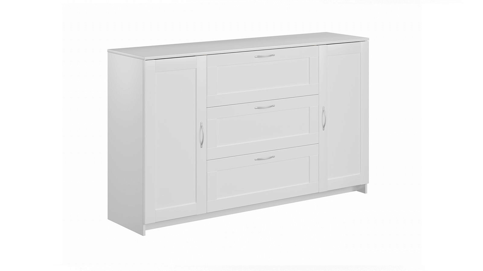 

Тумба двухдверная 3 ящика Istra, цвет Белый, Istra, цвет Белый