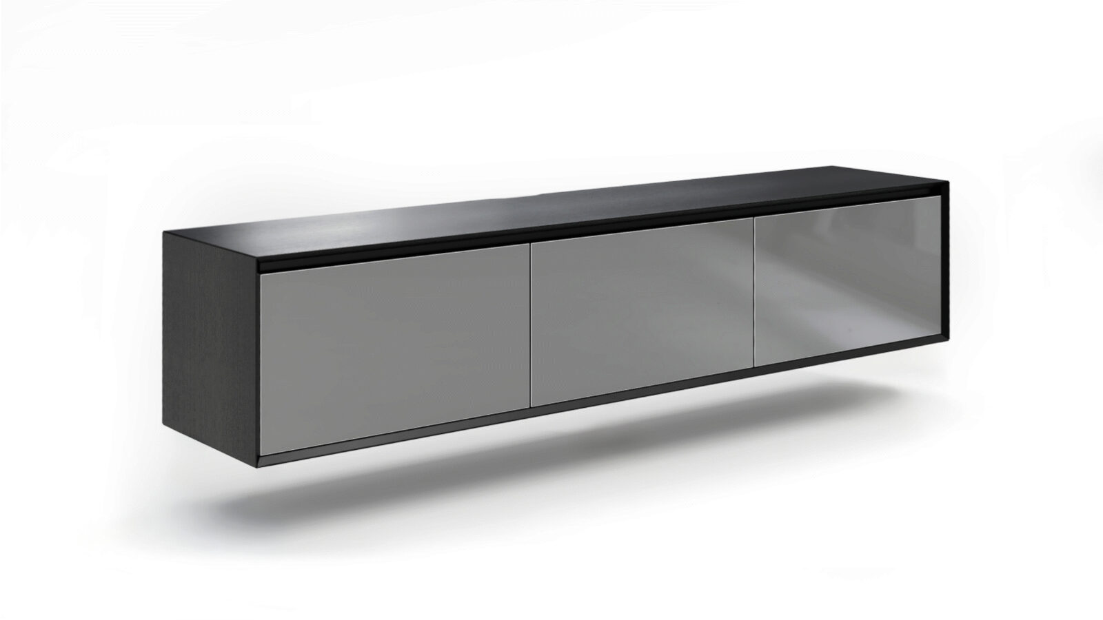 

Тумба трехдверная Glass, цвет Черный Серый, Неизвестно, Glass, цвет Черный Серый