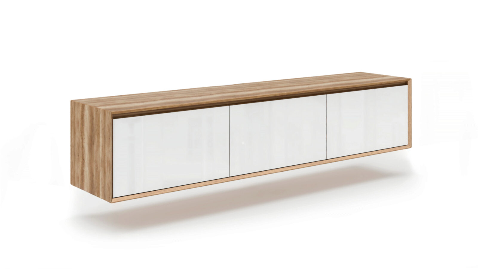 

Тумба трехдверная Glass, цвет Дуб Белый, Неизвестно, Glass, цвет Дуб Белый