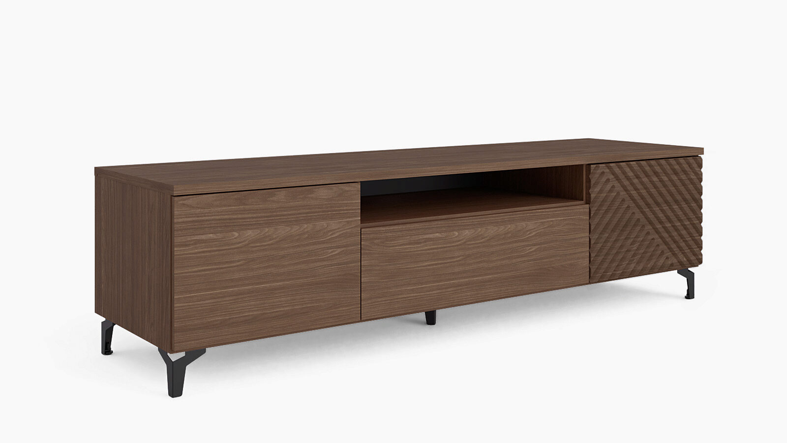 

Тумба под ТВ двухдверная с ящиком Stefania, цвет Орех Линкольн, Неизвестно, Stefania, цвет Орех Линкольн