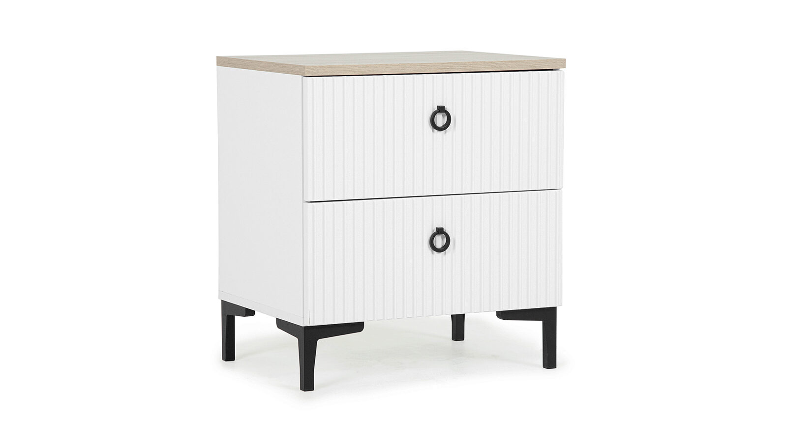 

Тумба прикроватная Zima, цвет Гикори кингстон Белый, Zima, цвет Гикори кингстон Белый