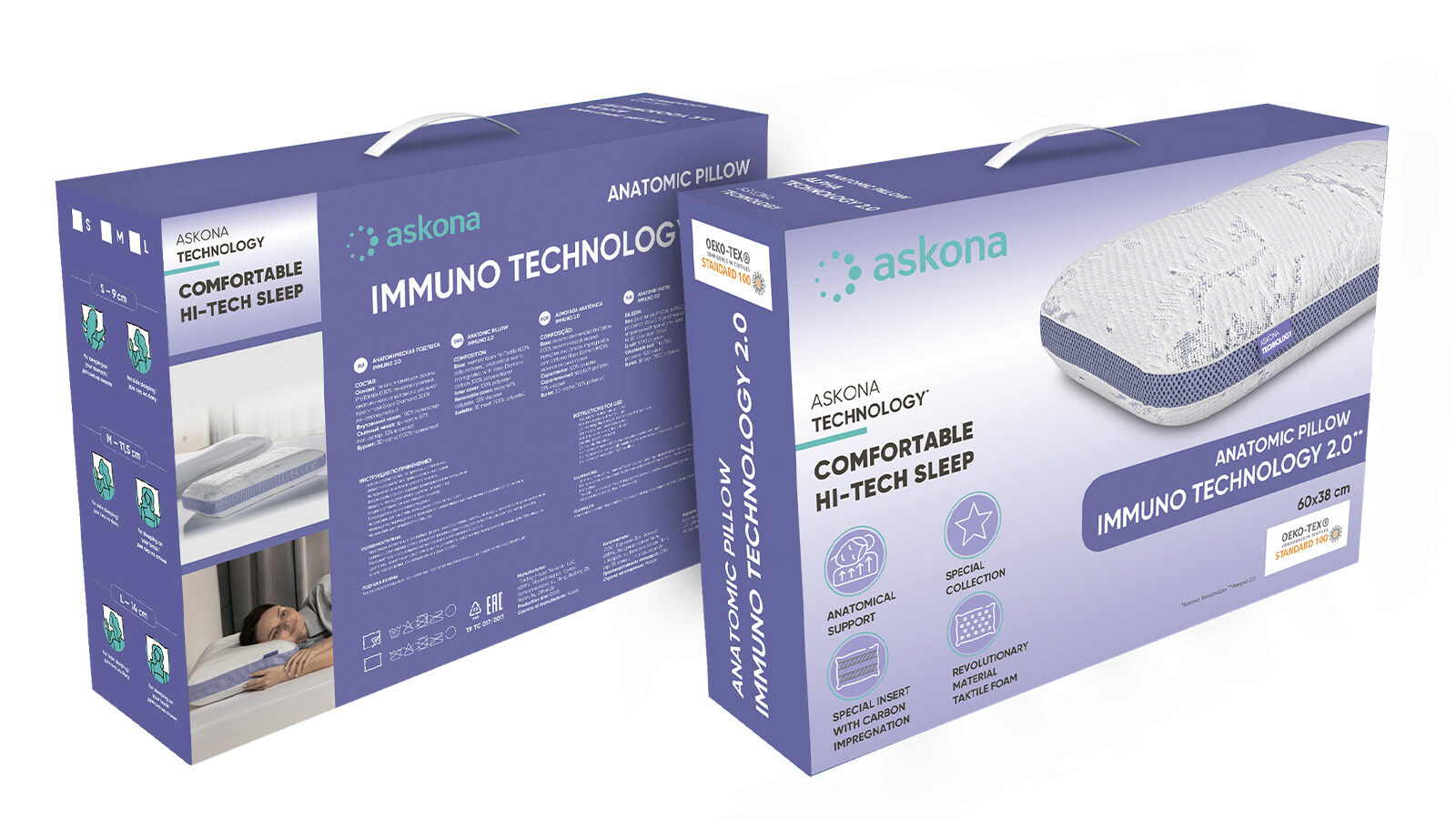 

Анатомическая подушка Immuno Technology 2.0, Immuno Technology 2.0