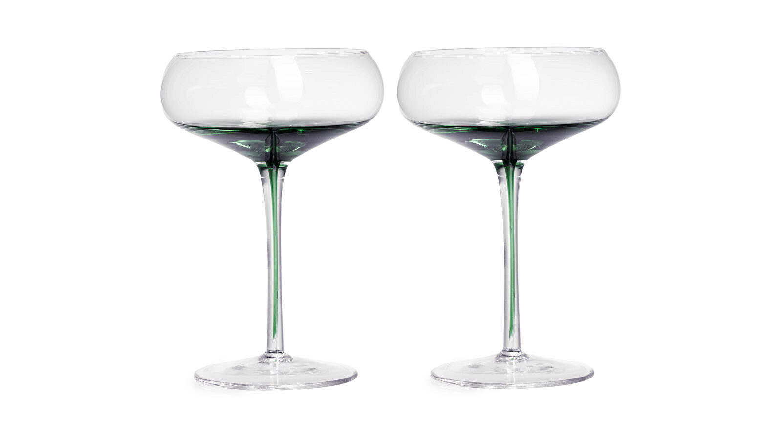 

Набор бокалов для коктейлей 2 шт. Spell dark green, Spell dark green