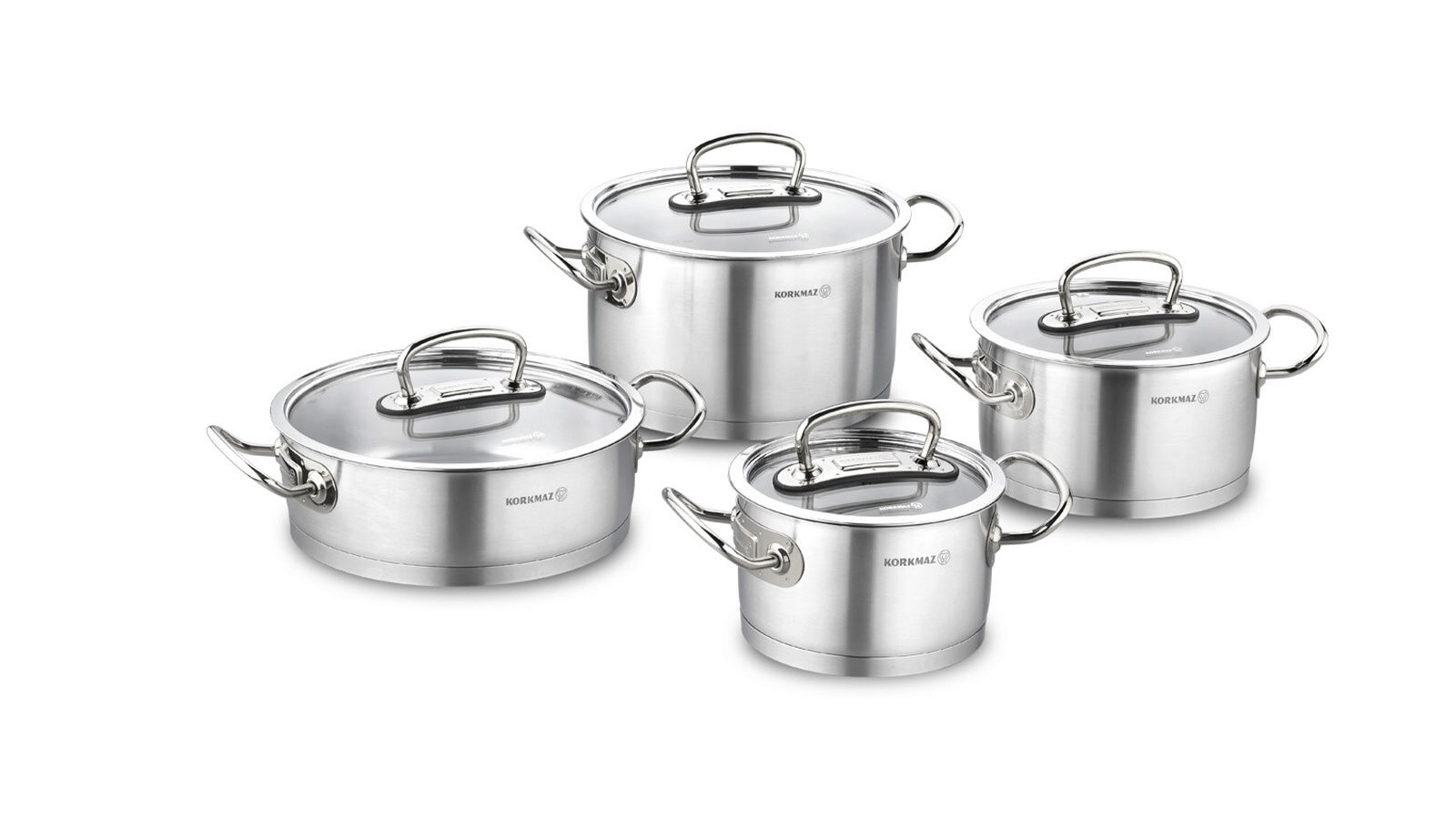 

Набор кастрюль Proline 8 предметов, нерж сталь, Proline 8 предметов, нерж сталь