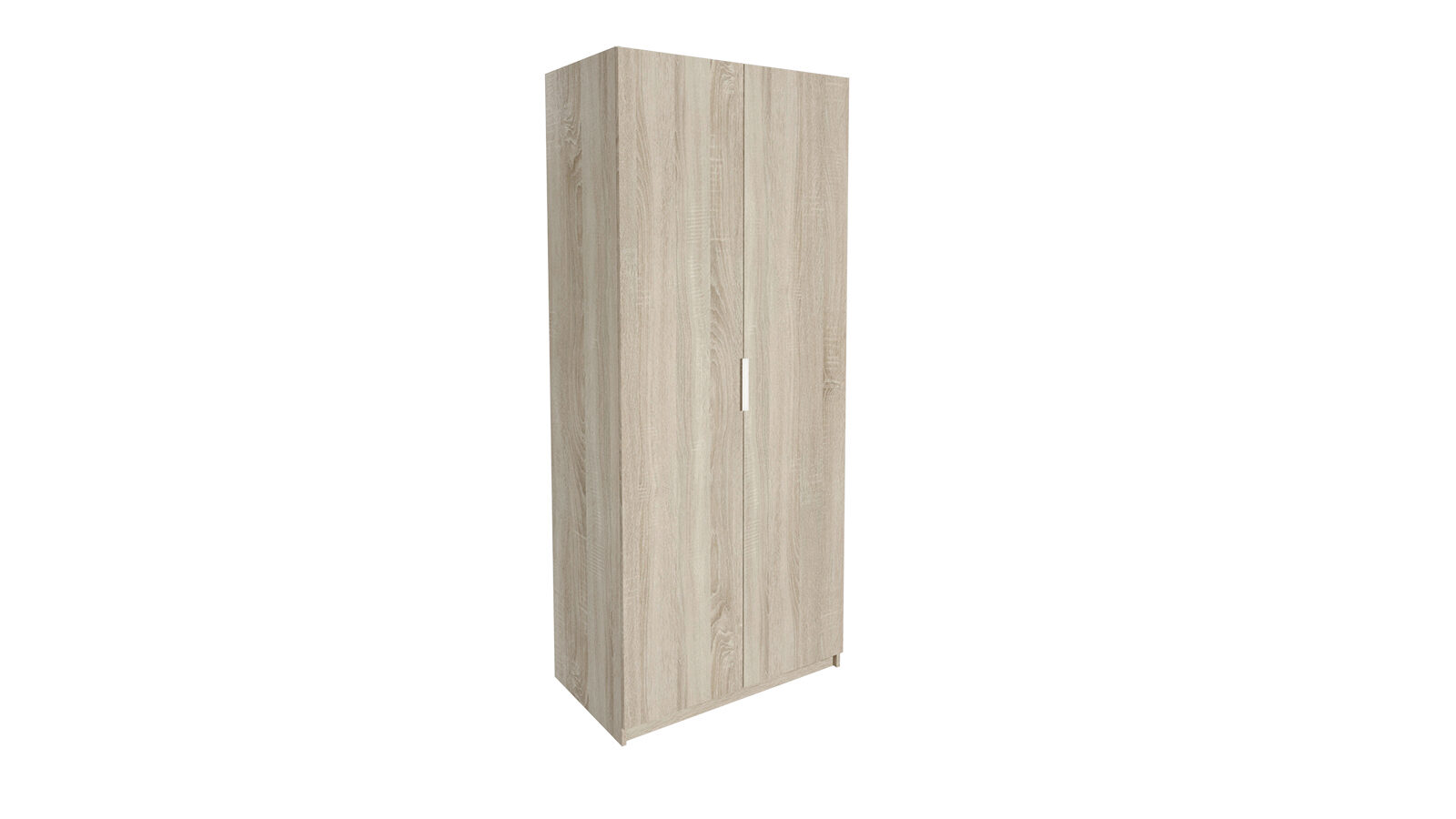 Гардеробная Keep (Кип), распашная, модуль 100*236*058, набор 1, цвет Дуб новато светлый, Дверь ЛДСП Дуб новато светлый