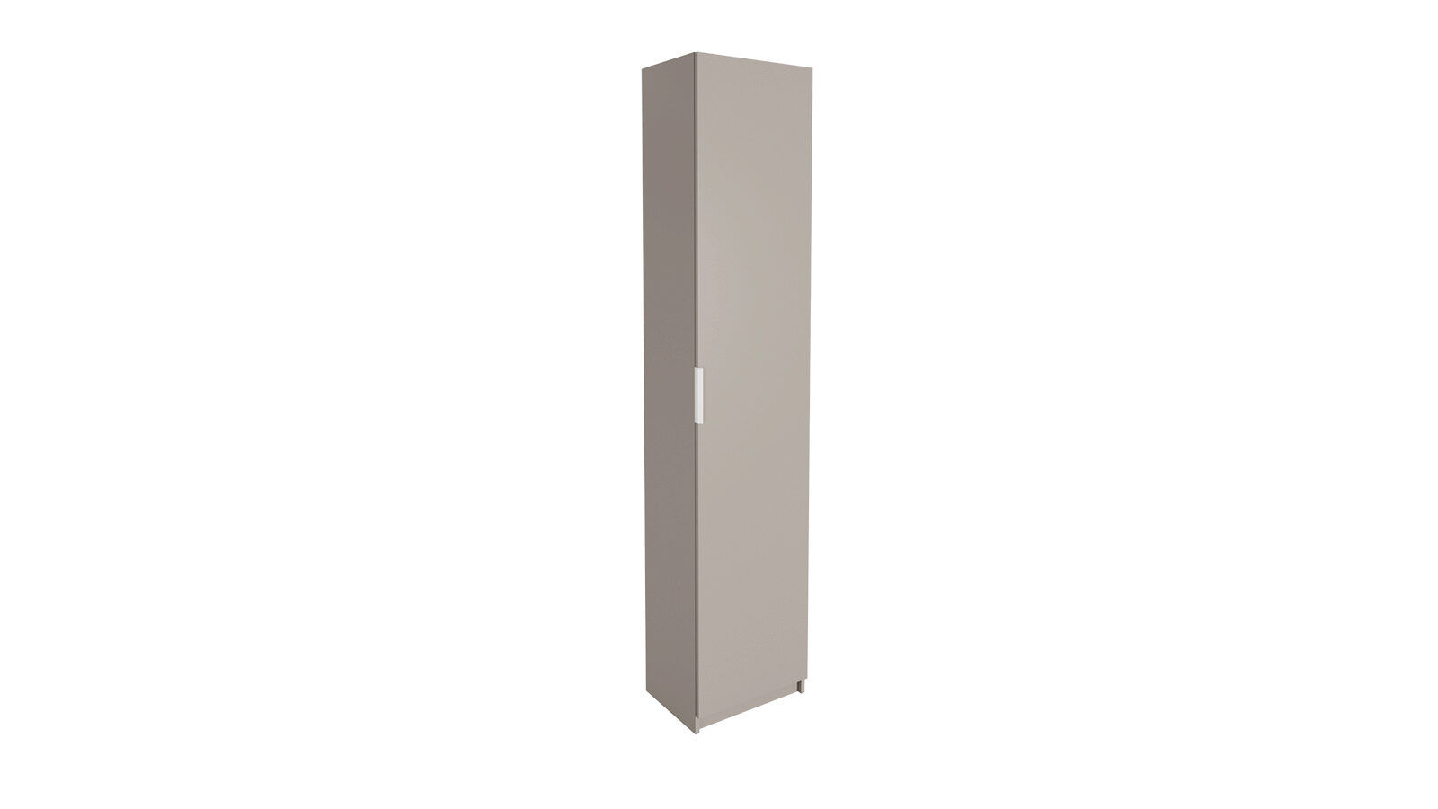 Гардеробная Keep (Кип), распашная, модуль 050*236*035, набор 1, цвет Бежевый дымчатый, Дверь ЛДСП Бежевый дымчатый