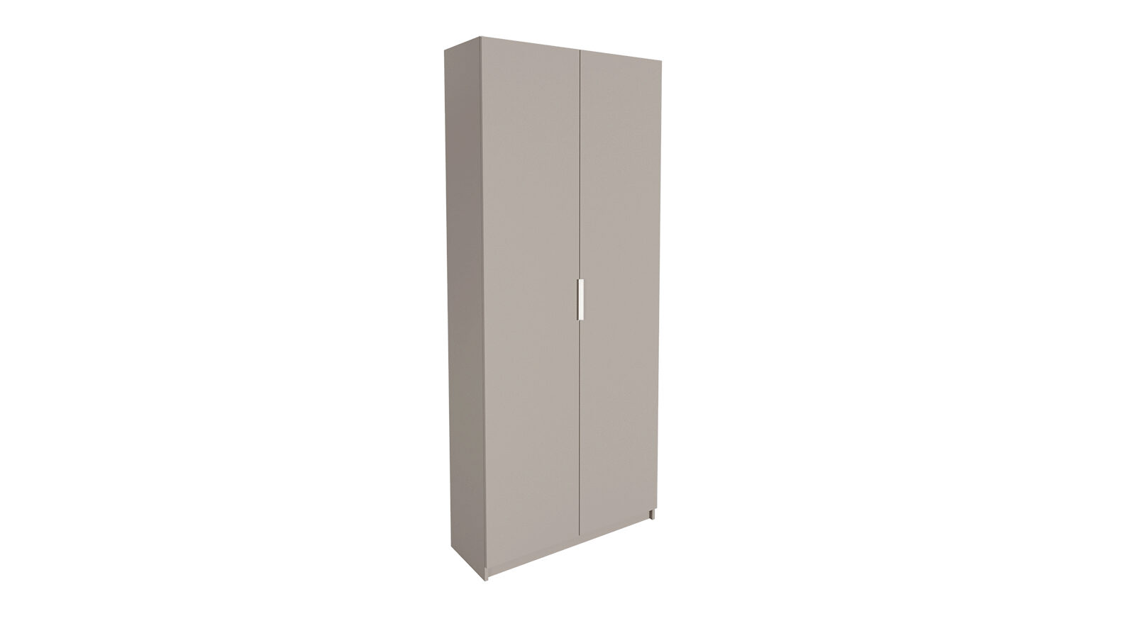 Гардеробная Keep (Кип), распашная, модуль 100*236*035, набор 1, цвет Бежевый дымчатый, Дверь ЛДСП Бежевый дымчатый
