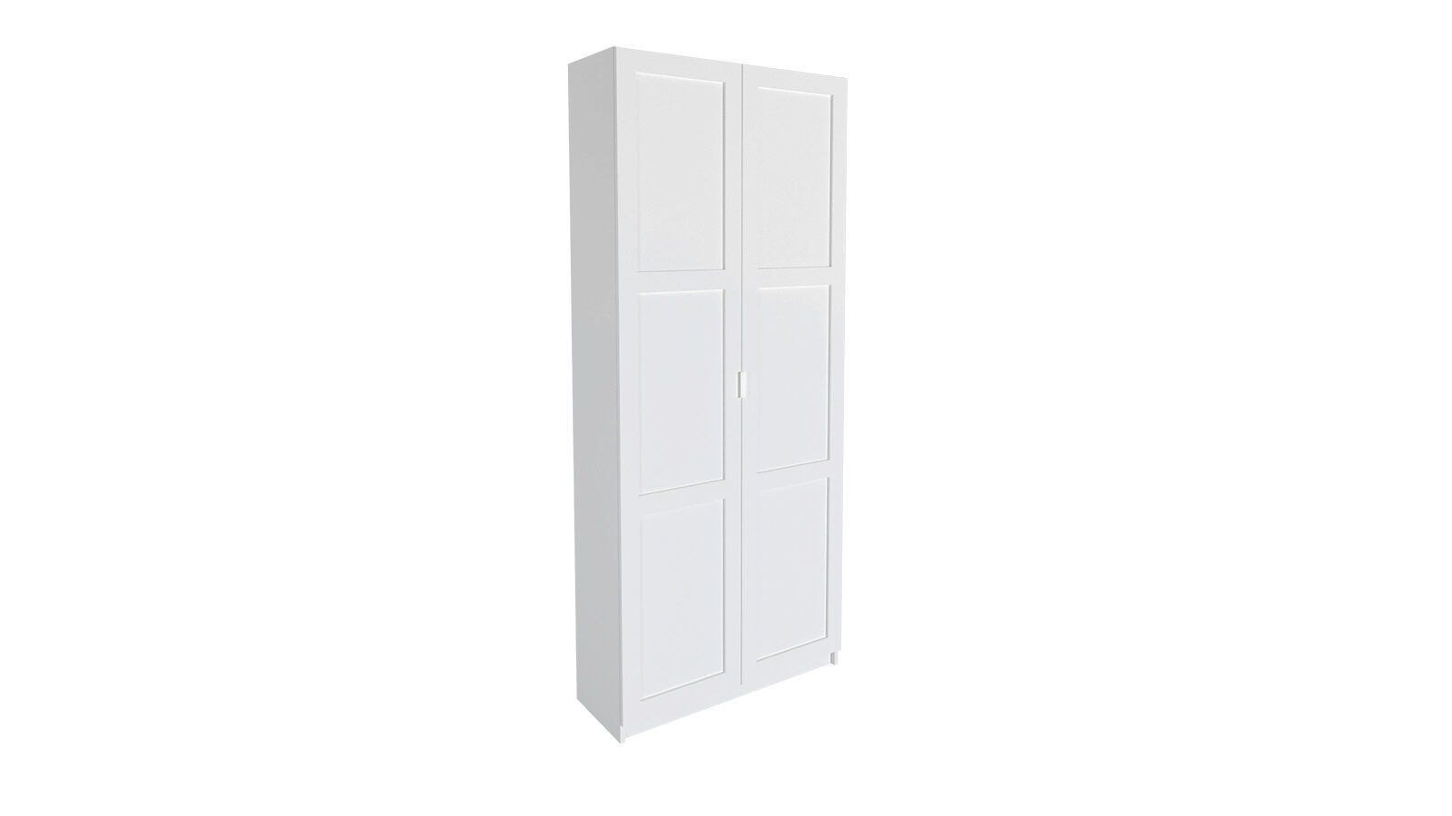 Гардеробная Keep (Кип), распашная, модуль 100*236*035, набор 2, цвет Белый, Дверь МДФ 3.1 Белый