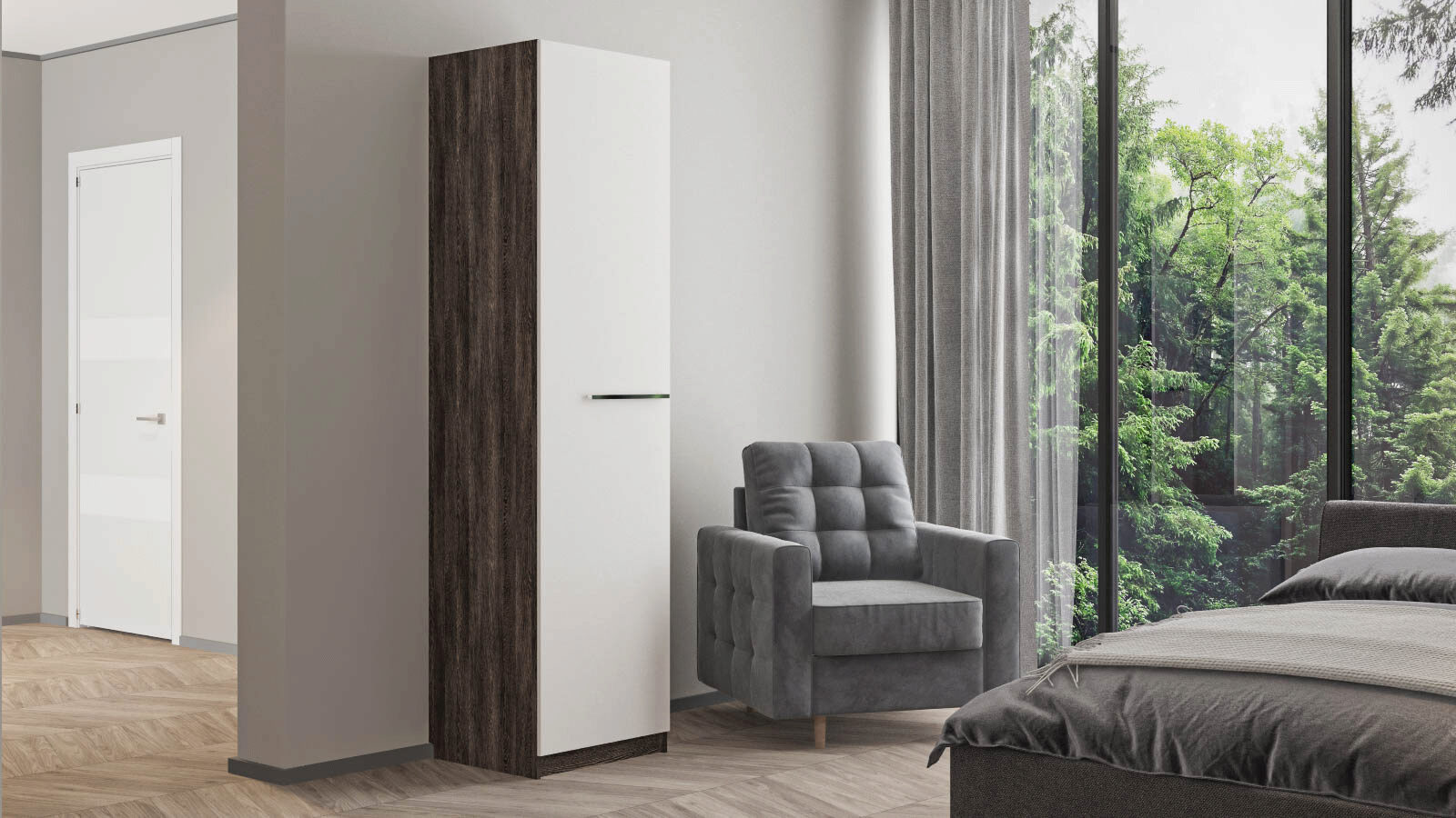 

Шкаф однодверный Noble 57 см, цвет Венге Белый, Noble 57 см, цвет Венге Белый