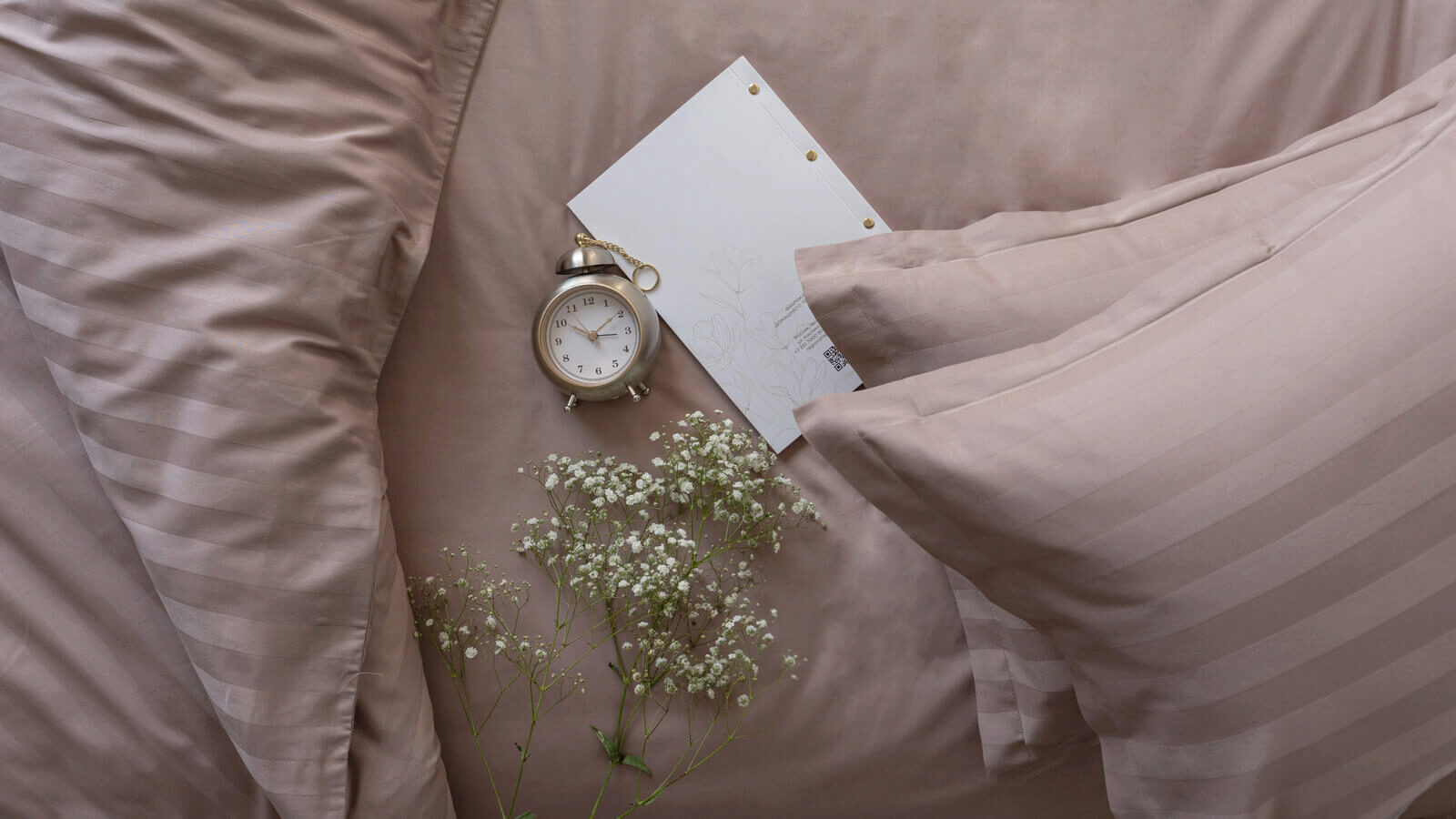 

Комплект постельного белья Stripe Миндаль, Stripe Миндаль