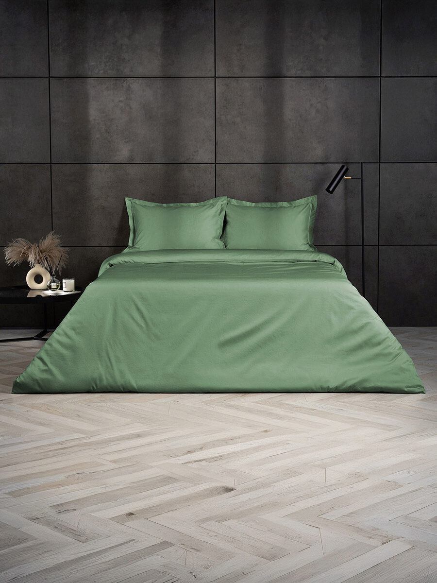 

Комплект постельного белья без простыни Home Зеленый, Home Зеленый