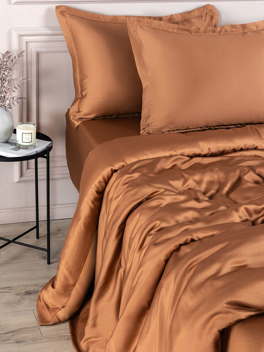 

Комплект постельного белья без простыни Pure Bamboo (Пьюр Бамбу) Бронза, Pure Bamboo (Пьюр Бамбу) Бронза